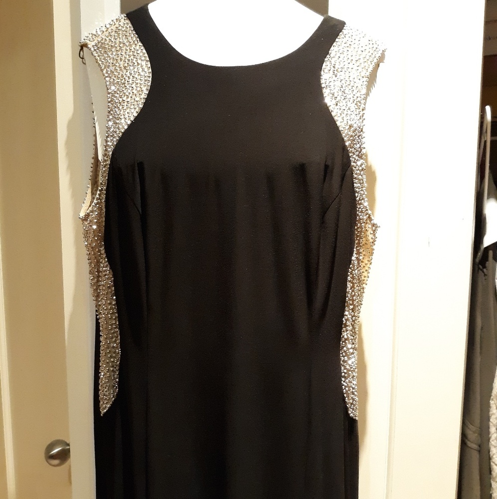 Escape Black Beaded Gown